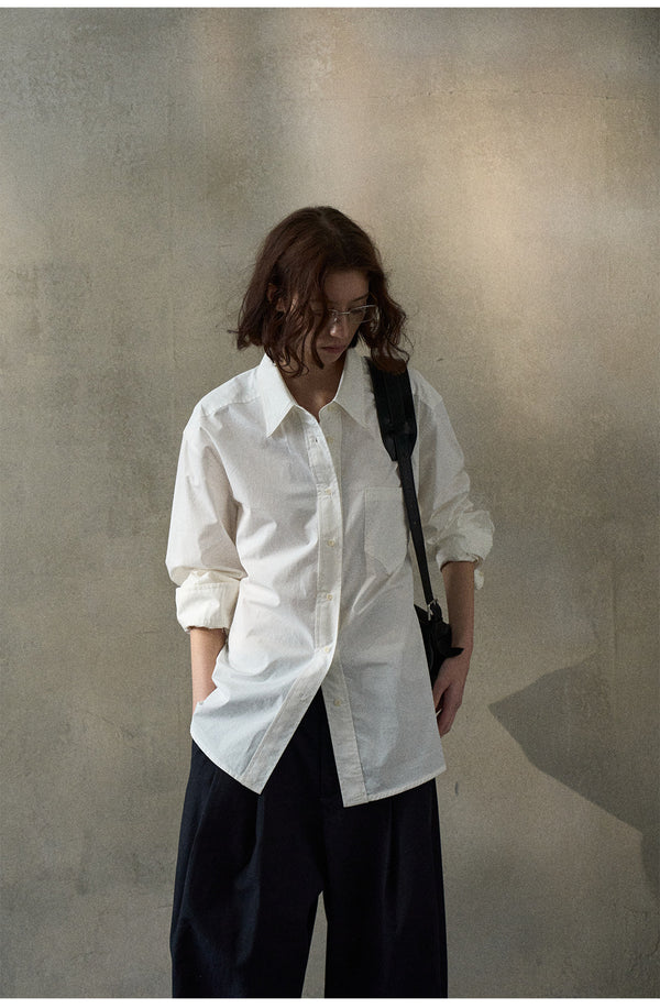 A Stylish, All-cotton, Slimming Commuting Cinched Waist Women Top