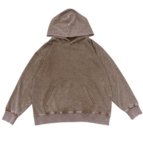 Winter Fashion Trend: Warm And Aged Hooded Cotton Men's Sweatshirt