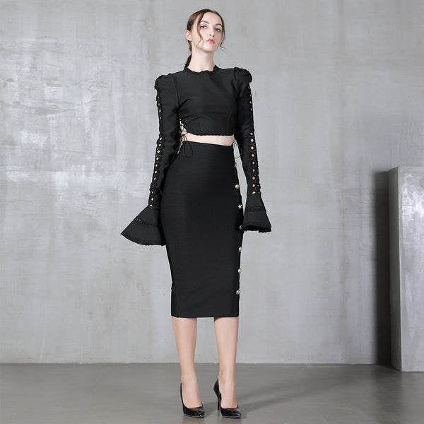Summer Fashion Versatile Elegant High-Waist Bodycon Skirt for Women
